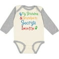 thumbnail image 3 of Inktastic Georgia Grandma Grandpa Loves Me Boys or Girls Long Sleeve Baby Bodysuit, 3 of 5
