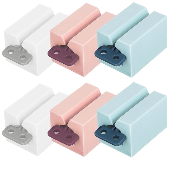 Worgeous Toothpaste Extruder White 6Pcs 2.16X1.57X1.49Inches