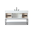 thumbnail image 2 of Elegant Lighting VF29254MMB Caroline 54" Free Standing Single Basin Vanity Set - Brown, 2 of 7