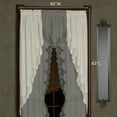 thumbnail image 3 of Evangelina Long Swag Valance Pair Ivory 60 x 63 Swag Valance Pair 60 x 63 Inches, 3 of 4