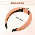 thumbnail image 4 of Unique Bargains 6 diademas para el pelo, diadema anudada ancha para mujeres y niñas, color amarillo y naranja de 1,18 pulgadas de ancho, 4 of 7