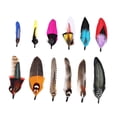 thumbnail image 2 of Lipstore Hat Feathers Assorted Feathers for Fedora Hats DIY Centerpieces Crafts Decor E, 2 of 8