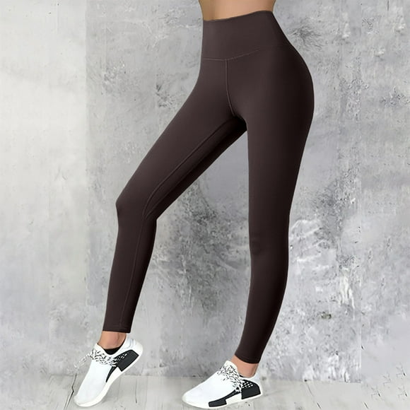 Alitao Leggings for Women Yoga Pants Women High Waisted Shaping Training Leggings Butt Lifting Butt Workout Joggers for Women Lounge Pants Women Coffee XL