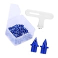 thumbnail image 4 of koolsoo 50 Pieces Track Shoe Spikes with Wrench for Short Running Sports Competition Blue, 4 of 9
