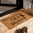 thumbnail image 3 of IFHUH Please Excuse The Mess I'm A Sh*tty Housewife Doormat Home and Office Decorative Indoor/Outdoor/Kitchen Mat Non-Slip Rubber 23.6"(L) by 15.7"(W), 3 of 3