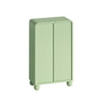 thumbnail image 6 of Bathroom Floor Cabinet, 45" H Storage Cabinet with Glass Door and Shelves, Freestanding Display Cabinet for Bathroom Living Room Kitchen Hallway Home Office, 6 of 9