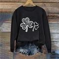 thumbnail image 2 of Luxalzxs St Patricks Day Outfits for Women, Long Sleeve Shirts for Women Lightweight Crewneck Loose St. Patrick's Day Print Tops Sweatshirts, 2 of 4