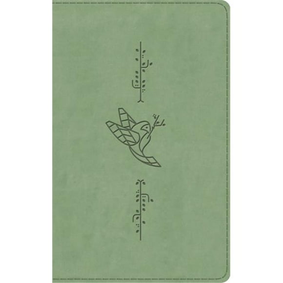ESV Kids Thinline Bible - Green Bird of the Air Design Trutone