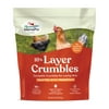 Manna Pro 16% Layer Crumbles, Chicken Feed for Laying Hens, Crafted with Probiotics, 8 lbs