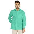 thumbnail image 1 of Bestman Solid Formal Button Down Shirt For Men Long Sleeve With Patch Pocket Business Wear, 1 of 7