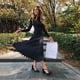 thumbnail image 5 of Suéter largo de punto de color sólido con vestido plisado para mujer, moda de otoño e invierno de Europa y Estados Unidos, 5 of 6