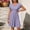 B71 Purple summer dresses for women Clearance Under $5, variant on Summer Xqxayjr Womens Vacation Dresses Summer Casual V Neck Ruffle Short Sleeve Button A-Line Pleated Boho Flowy Swing Tiered Knee Length Sundresses Cute Spring Bridal Shower Dresses