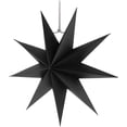 thumbnail image 2 of Estrellas plegables, 30 cm Juego de estrellas de papel de flor de pascua de 9 puntas para árbol de Navidad Árbol de Navidad - amarillo negro, 2 piezas Adepaton LN-1704, 2 of 8