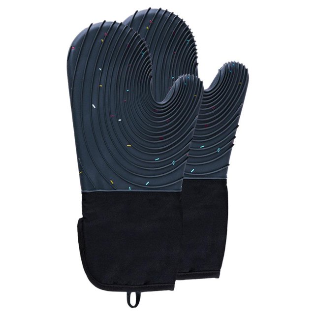 Horno Europeo Guantes de Calefacción Aislamiento Guantes Azul Gloria Guantes para horno de hornear