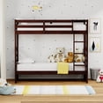 thumbnail image 2 of Glenwillow Home Plana Wood Twin/Twin Bunk Bed - Espresso, 2 of 6