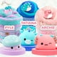 thumbnail image 2 of Slime Squishmallows Premium Perfumado, paquete de 3 unidades con purpurina, 240 ml, 2 of 7