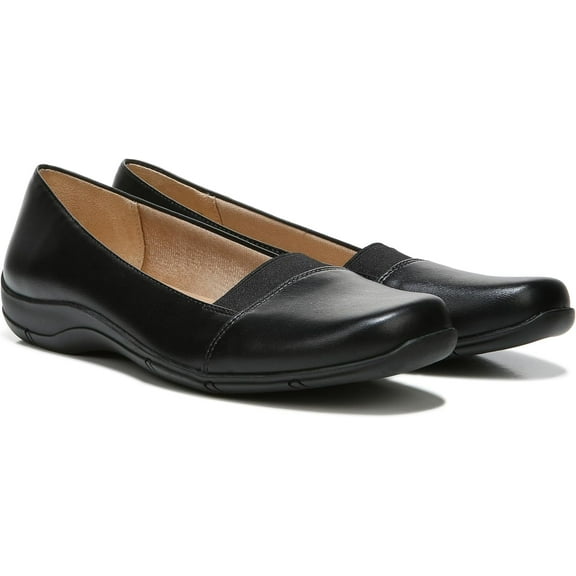 LifeStride Women's Doris Ballet Flat Black 10M