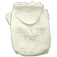 thumbnail image 3 of Pet, Dog  Cat Hoodie Rhinestone, "Stuck Up Pup", 3 of 6