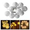 thumbnail image 2 of Led Lights Lantern String Lights 2M 10 Led Lantern Ball Light Decoration for Outdoor Garden Led Lights for Bedroom A Nylon Cloth, 2 of 6