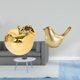 thumbnail image 2 of Escultura de fruta, figura de cerámica, decoración, colección, artesanía, delicado adorno, pájaros dorados, estatua de animal, decoración moderna para, 2 of 8