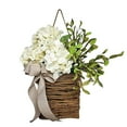 thumbnail image 1 of Spring Hydrangea Basket Garland Simulation Rattan Basket Door Basket Door Hanging Decorative Garland, 1 of 8