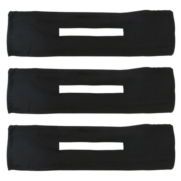 ROSENICE Bun Maker for Short Hair Headband Black 3Pcs 14x3.5x0.2In