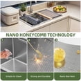 thumbnail image 3 of Uforic 32" Undermount Kitchen Sink Workstation, 304 Stainless Steel, Single Bowl, Honeycomb, Silver, 3 of 9