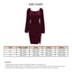 thumbnail image 5 of Vestido de terciopelo con cuello en V cruzado,Vestido de cóctel con purpurina de terciopelo con cuello en V cruzado para mujer Vestido de terciopelo de manga larga con cuello en V Ultra Responsivo, 5 of 5