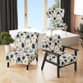 thumbnail image 1 of Designart « Élégantes Fleurs de Coquillages Ivoire IV » Fauteuil d'Appoint Rembourré à Fleurs Teal - Fauteuil de Style Campagnard pour Chambre, 1 of 7