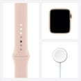 thumbnail image 5 of Restored Apple Watch Gen 6 Series 6 Cell 44mm Gold Aluminum - Pink Sand Sport Band M07G3LL/A (Refurbished), 5 of 5