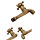 thumbnail image 3 of Wall Mounted Faucet Retro Solid Brass Single Handle Corrosion Resistant Anti-rust Water Tap Kitchen Sink Mop Pool, 3 of 3