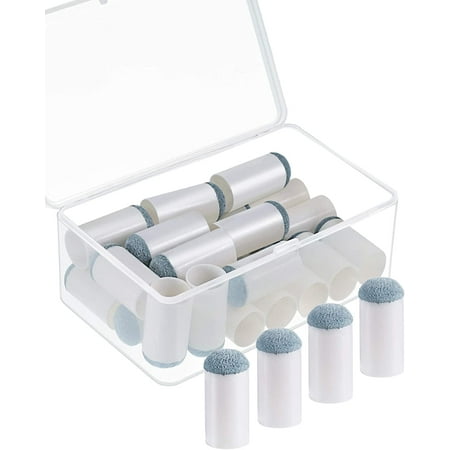 10-Pack Pool Cue Ferrules - 13x25mm White Slip-On Tips For Billiard Cue Stick Repair 13 thumbnail image