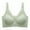 B_ Green, variant on SMihono Front Closure Seamless Wireless Bra for Women Comfortable No Underwire Scalloped Full Coverage Everyday Bras Black L