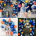 thumbnail image 3 of AOWEE Outer Space Balloon Garland Kit, 1st Boy Birthday Decoration Universe Space Planets Party Balloon Garland Kit with UFO Rocket Astronaut Balloons for Kids Birthday Party Galaxy Baby Shower, 3 of 6
