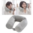 thumbnail image 4 of Memoria de Espuma de Viaje Almohada para El Cuello de Viaje ComfortablesEepare Gris Zulema almohada de cuello de viaje, 4 of 8