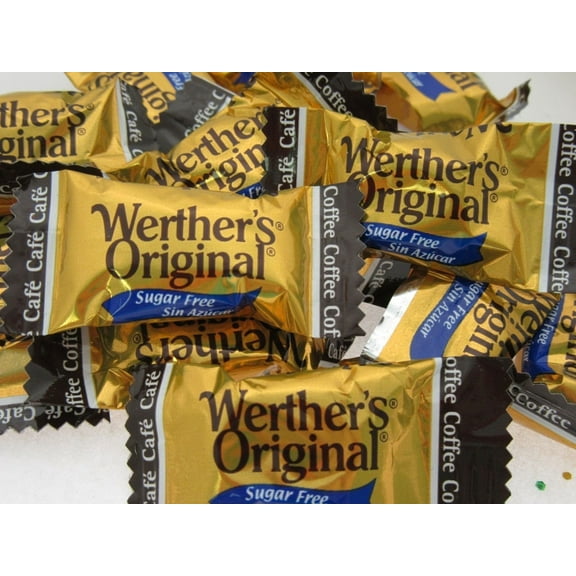 Werther's Sugar Free Caramel Coffee 8oz Werthers Creamy Hard Candy 1/2 lb BFR