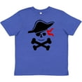 thumbnail image 3 of Inktastic Pirate Skull and Cross Bones Youth T-Shirt, 3 of 5