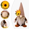 thumbnail image 4 of Gnome Dwarf Plush Doll Standing Pose Figurine Decorations Holiday Gift Home Accent For Teens & Teenagers, 1Pc Dwarf Plush Ornament With Sunflower Detail, 4 of 7