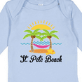 thumbnail image 4 of Inktastic St. Pete Beach Florida Vacation Girls Long Sleeve Baby Bodysuit, 4 of 5