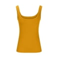 thumbnail image 5 of UPPADA Women's Scoop Neck Ribbed Tank Tops Workout Sleeveless Shirts Summer Casual Flowy Fitted Cami Shirt,Tank Tops for Women Orange,XXL, 5 of 6