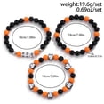 thumbnail image 3 of Pulseras de Halloween Pulseras con dijes de calabaza fantasma Pulseras de cuentas elásticas para mujeres, 3 of 5