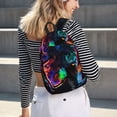 thumbnail image 5 of Goofa The Nightmare Before Christmas Pattern Durable Canvas Daypack - High-Quality Vintage Backpack, Compact & Versatile for Travel and Everyday Use-Small, 5 of 5