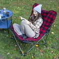 thumbnail image 2 of Camp & Go Portable Camping Chair with Retractable Cup Holder, Multicolor Stiped, 2 of 7