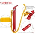thumbnail image 4 of kurtrusly 8 Inch Belt Wrench Oil Filter Puller Strap Multi-Purpose Adjustable Jar Lids Disassembly Tool with Spiral Burrs, 4 of 7