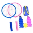 thumbnail image 4 of yotijay Badminton Set for Kids Badminton Play Set with Shuttlecock Gift Sturdy Badminton Blue and Pink, 4 of 9