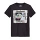 thumbnail image 1 of Camiseta gráfica para hombre American Rag Estación de metro color negro pequeña, 1 of 2