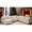 Beige, variant on GNIXUU 7-Seater Oversized Modular Sectional Sofa Couch,Chenille Cloud Corner Sofa Modern U-Shaped Comfy Couches with Ottoman for Living Room, Office,Spacious Space,Black