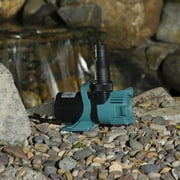 Alpine Corporation 3000 GPH Vortex Energy-Saving Pond Pump with Mesh Bag, Teal