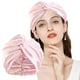 thumbnail image 2 of Gorro de satén Gorro de seda Gorro para dormir para mujer Extragrande Reversible Ajustable Gorro de satén Para dormir Cabello rizado natural, 2 of 2