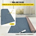 thumbnail image 5 of Gray Marine Carpet 6 ft x 23 ft Waterproof Anti Slip Boat Deck Carpet Easy Clean Indoor Outdoor Patio Rug Roll, 5 of 6